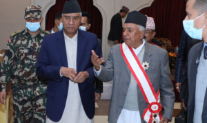 प्रधानमन्त्री देउवाद्वारा पौडेललाई बधाई