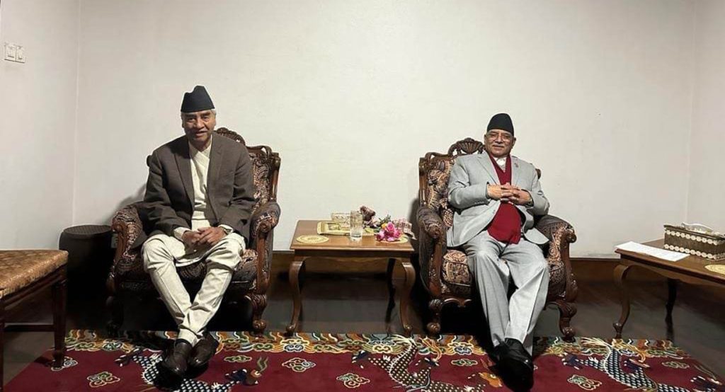 सभापति देउवाद्वारा प्रधानमन्त्री दाहाललाई विश्वासको मत दिने आश्वासन